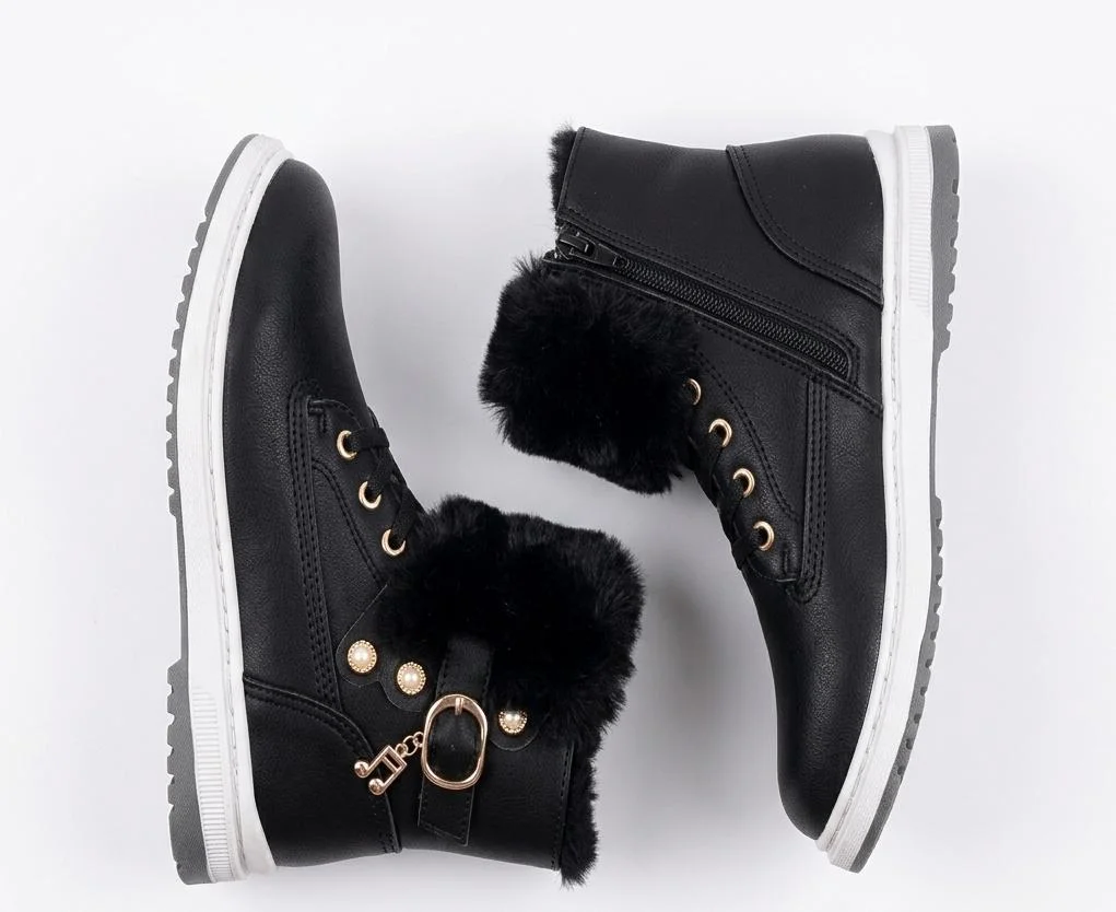 Winter Boots Fur Lining
