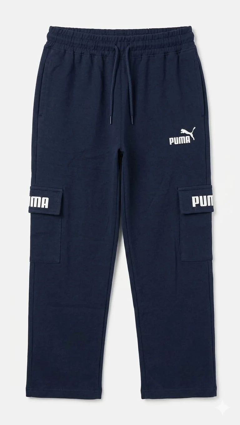 PUMA BOYS COTTON CARGO TROUSERS FOR SUMMER WEAR