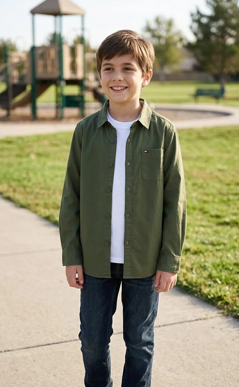 TOMMY HILFIGER BOYS FULL COTTON T-SHIRTS FOR SUMMER WEAR