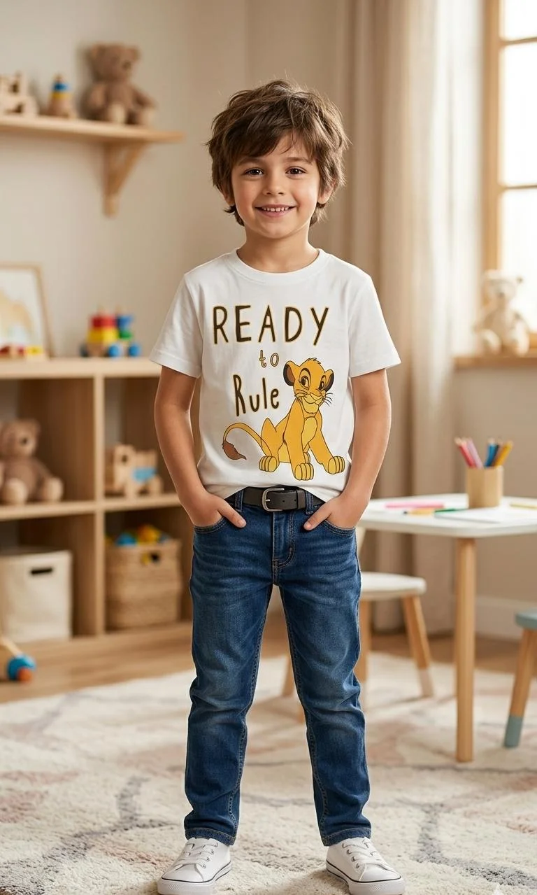 DISNEP BOYS PRINTED T-SHIRT FOR SUMMER WEAR